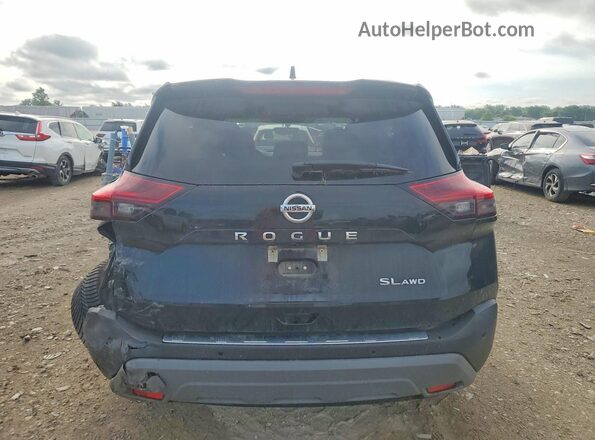 5N1AT3CB1MC770430 2021 NISSAN ROGUE Black Rear view