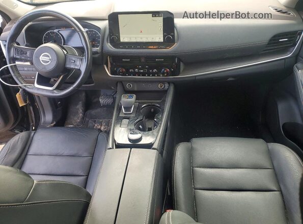 5N1AT3CB1MC770430 2021 NISSAN ROGUE Black Dashboard view