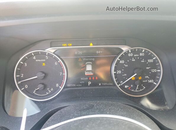 5N1AT3CB1MC770430 2021 NISSAN ROGUE Black Instrument cluster view