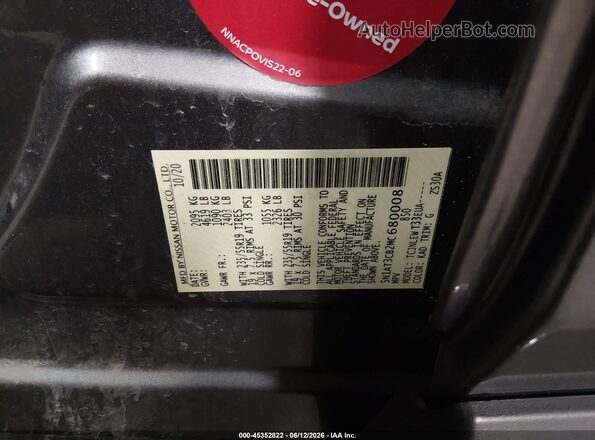 5N1AT3CB2MC680008 2021 NISSAN ROGUE Gray Շարժիչի բաժամունքի տեսք