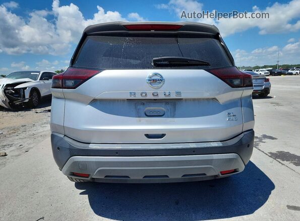 5N1AT3CB2MC705747 2021 NISSAN ROGUE Silver 