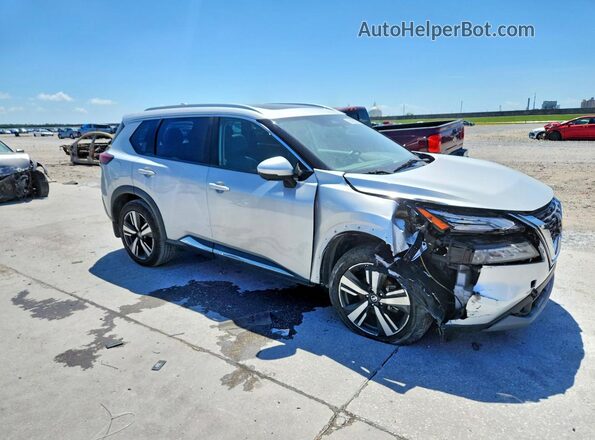 5N1AT3CB2MC705747 2021 NISSAN ROGUE Silver 