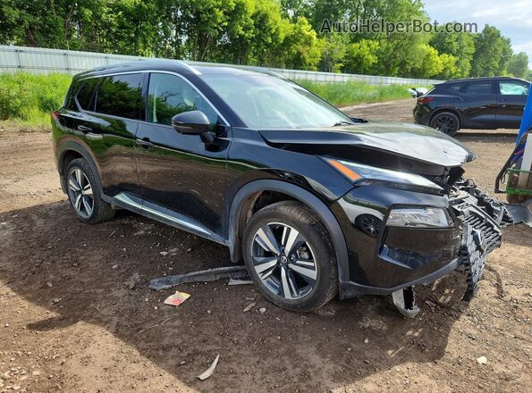 5N1AT3CB9MC678854 2021 NISSAN ROGUE Black Front right
