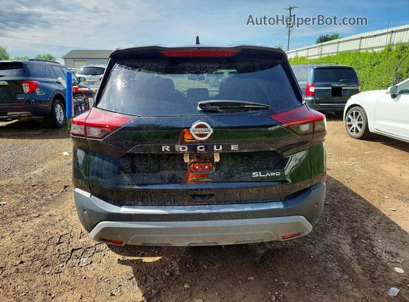 5N1AT3CB9MC678854 2021 NISSAN ROGUE Black Rear view