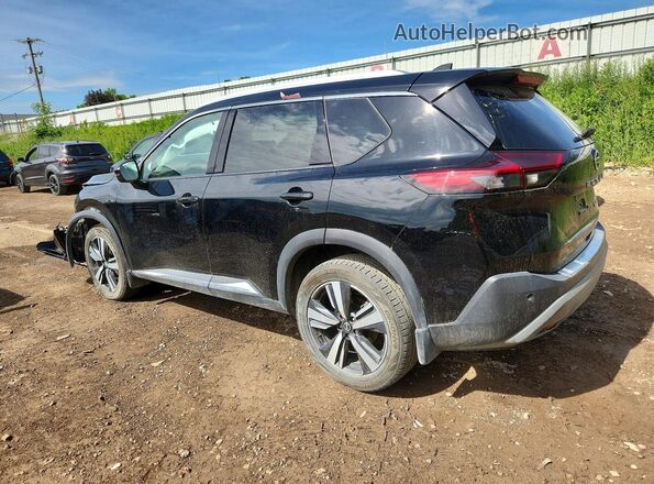 5N1AT3CB9MC678854 2021 NISSAN ROGUE Black Rear left