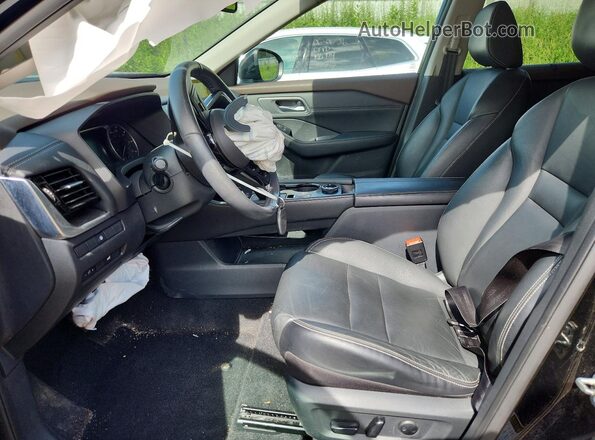 5N1AT3CB9MC678854 2021 NISSAN ROGUE Black Front interior view