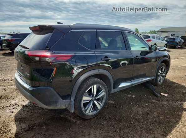 5N1AT3CB9MC678854 2021 NISSAN ROGUE Black Rear right