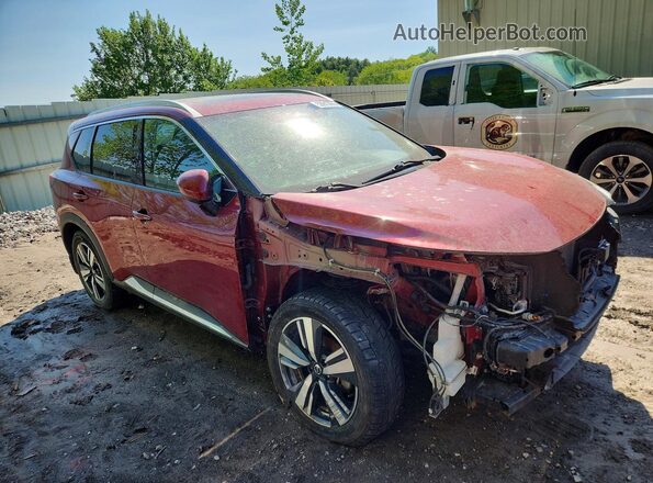 5N1AT3CB9MC753259 2021 NISSAN ROGUE Red 