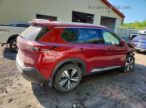 5N1AT3CB9MC753259 2021 NISSAN ROGUE Red 