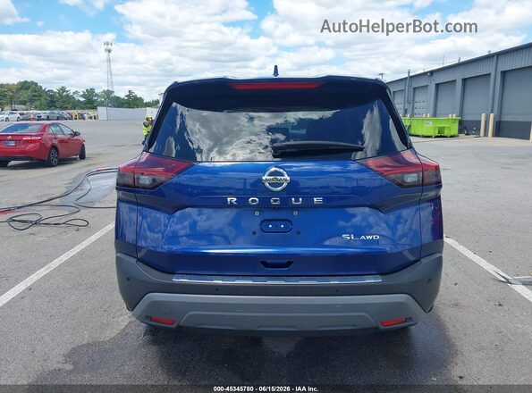 5N1AT3CBXMC697722 2021 NISSAN ROGUE Blue 