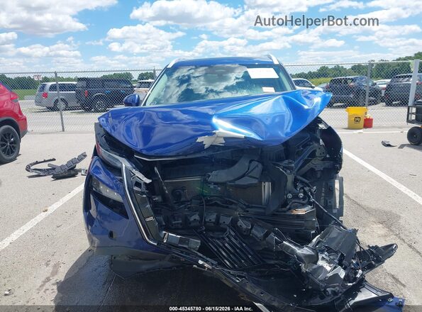 5N1AT3CBXMC697722 2021 NISSAN ROGUE Blue Вид щитка приладів