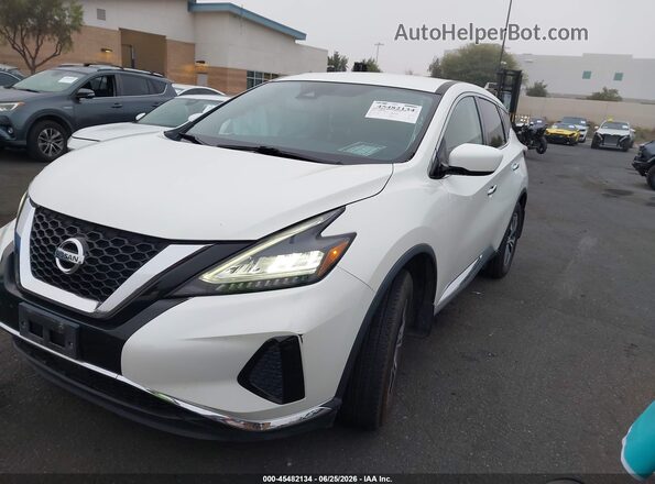 5N1AZ2AJ5MC120941 2021 NISSAN MURANO Белый Передняя левая четверть