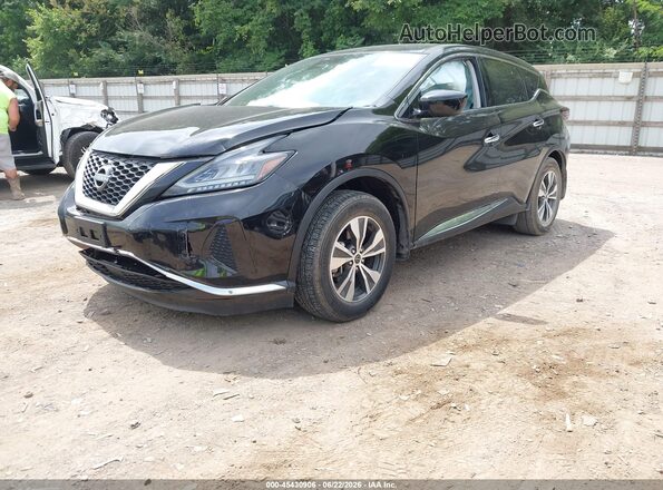 5N1AZ2AJXPC102178 2023 NISSAN MURANO Black Առջևի ձախ երեք քառորդ տեսարան
