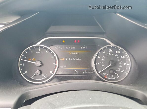 5N1AZ2AS0LN161523 2020 NISSAN MURANO Black Instrument cluster view