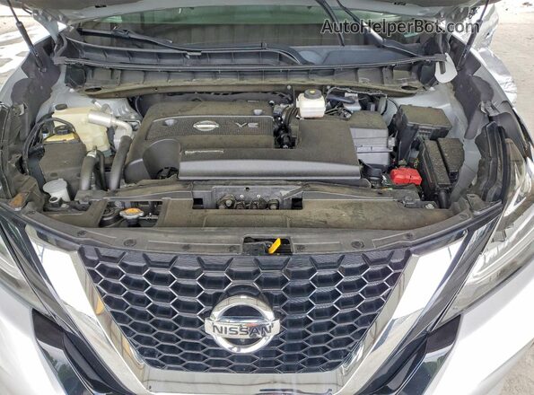 5N1AZ2AS0LN172893 2020 NISSAN MURANO Silver Սալոնի հետևի տեսք