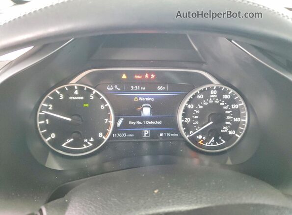 5N1AZ2AS0LN172893 2020 NISSAN MURANO Silver Սարքավորումների վահանակի տեսք