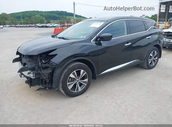 5N1AZ2AS0MC103697 2021 NISSAN MURANO Black Vista tres cuartos delantera izquierda