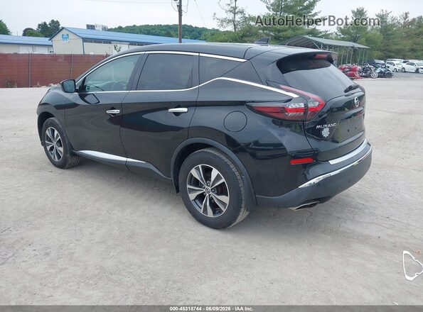 5N1AZ2AS0MC103697 2021 NISSAN MURANO Black Trasero izquierdo