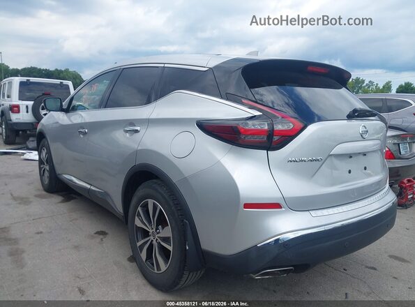 5N1AZ2AS0MC117261 2021 NISSAN MURANO Серебряный Задняя левая четверть
