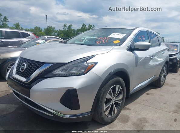 5N1AZ2AS0MC117261 2021 NISSAN MURANO Серебряный Передняя левая четверть