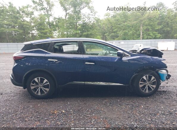 5N1AZ2AS3LN166134 2020 NISSAN MURANO Blue Vista interior trasera