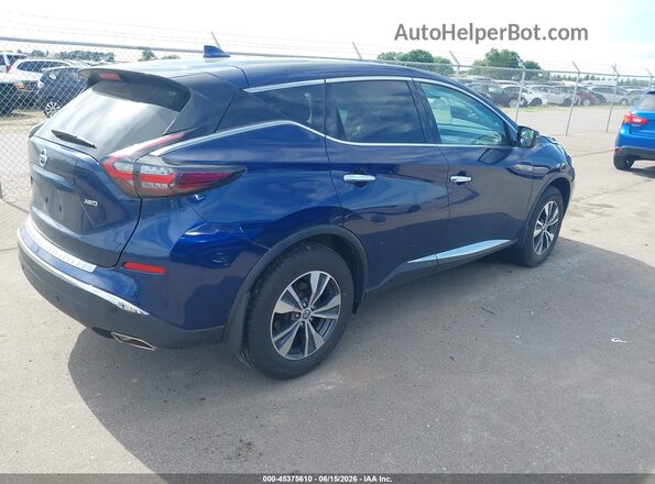 5N1AZ2AS4LN147625 2020 NISSAN MURANO Blue უკანა მარჯვენა