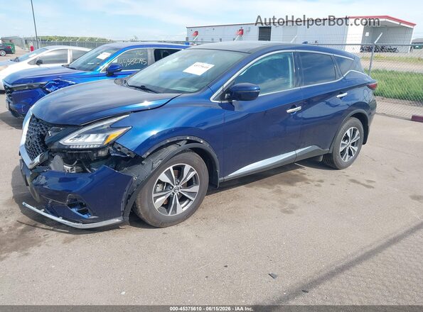 5N1AZ2AS4LN147625 2020 NISSAN MURANO Blue წინა მარცხენა ხედი სამი მეოთხედიდან
