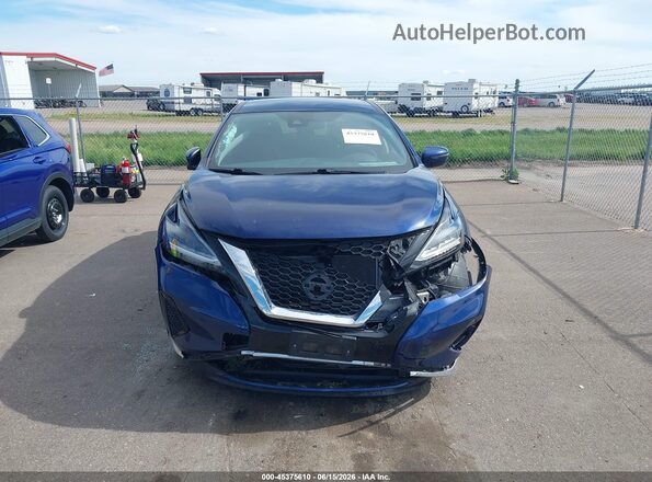 5N1AZ2AS4LN147625 2020 NISSAN MURANO Blue ხელსაწყოთა პანელის ხედი