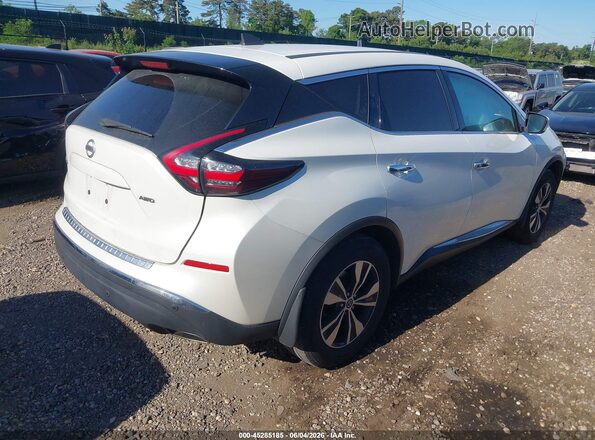 5N1AZ2AS4NC112355 2022 NISSAN MURANO Белый Задняя правая четверть