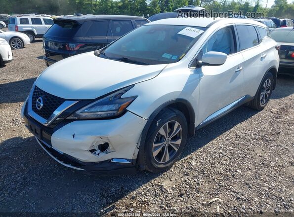 5N1AZ2AS4NC112355 2022 NISSAN MURANO Белый Передняя левая четверть