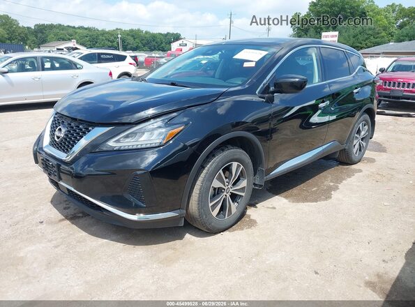 5N1AZ2AS4PC112312 2023 NISSAN MURANO Black წინა მარცხენა ხედი სამი მეოთხედიდან