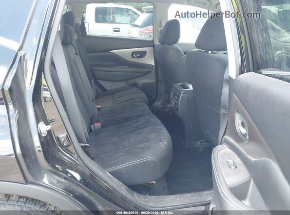 5N1AZ2AS4PC112312 2023 NISSAN MURANO Black VIN კოდის სტიკერის ხედი
