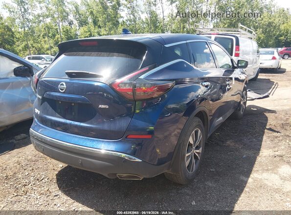 5N1AZ2AS8LN145151 2020 NISSAN MURANO Blue უკანა მარჯვენა