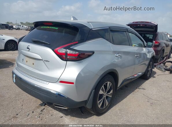 5N1AZ2AS8LN174696 2020 NISSAN MURANO Silver Задня права чверть
