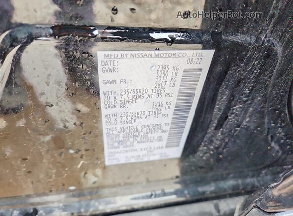 5N1AZ2BS2PC103106 2023 NISSAN MURANO Black 