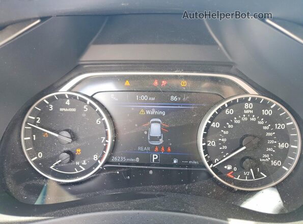 5N1AZ2BS4RC100033 2024 NISSAN MURANO White Вид щитка приладів