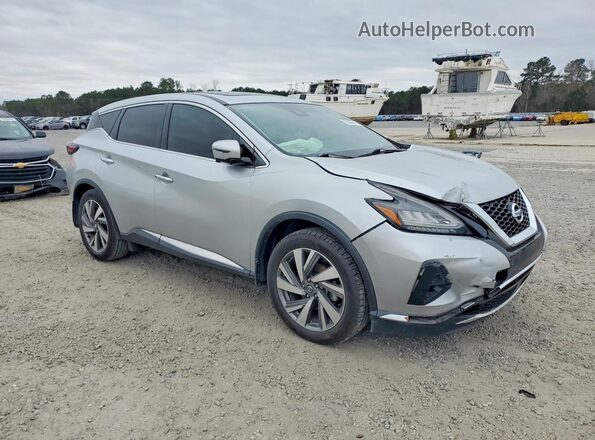 5N1AZ2CJ1MC108315 2021 NISSAN MURANO Серебряный Передняя правая четверть