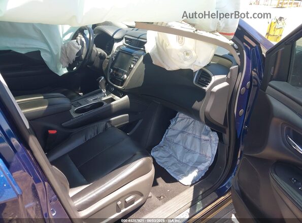 5N1AZ2CJ2LN139818 2020 NISSAN MURANO Синий Вид салона спереди