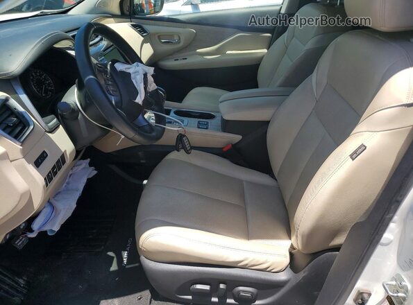 5N1AZ2CJ4MC100144 2021 NISSAN MURANO Белый Вид салона спереди