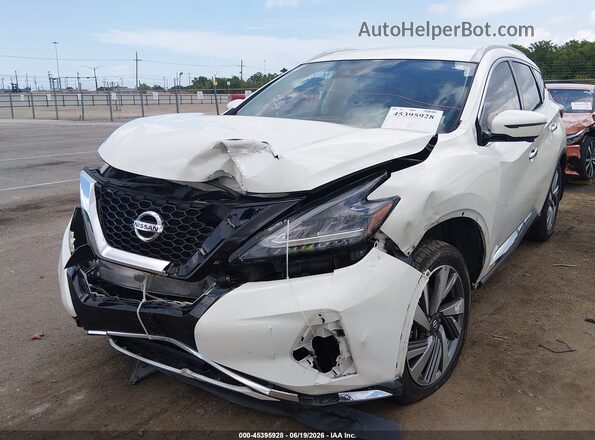 5N1AZ2CJXMC102772 2021 NISSAN MURANO White Առջևի ձախ երեք քառորդ տեսարան
