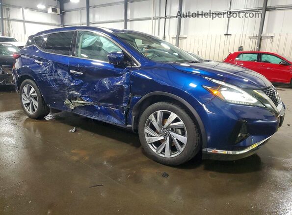 5N1AZ2CS3MC140501 2021 NISSAN MURANO Blue Delantero derecho