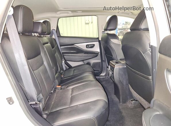 5N1AZ2CS7LN136356 2020 NISSAN MURANO White Вид задньої частини салону