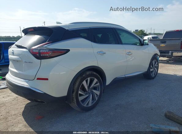 5N1AZ2CS9MC104800 2021 NISSAN MURANO Белый Задняя правая четверть