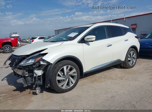 5N1AZ2CS9MC104800 2021 NISSAN MURANO Белый Передняя левая четверть