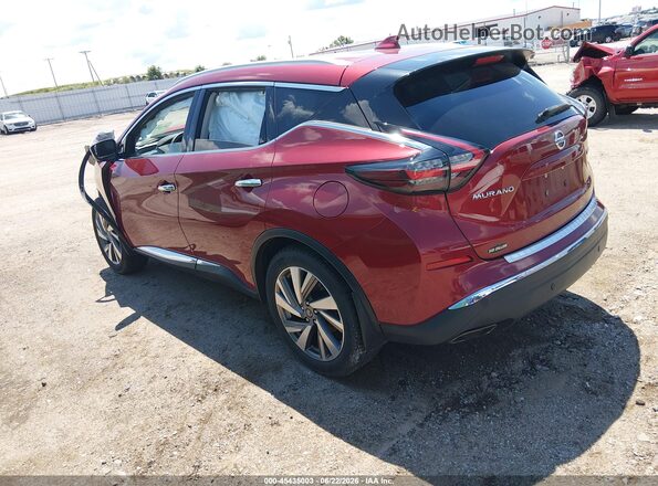 5N1AZ2CSXLN126534 2020 NISSAN MURANO Red Rear left