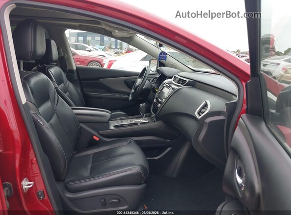 5N1AZ2CSXPC122369 2023 NISSAN MURANO Темно-бордовый Вид салона спереди