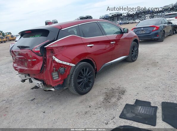 5N1AZ2CSXPC122369 2023 NISSAN MURANO Темно-бордовый Задняя правая четверть