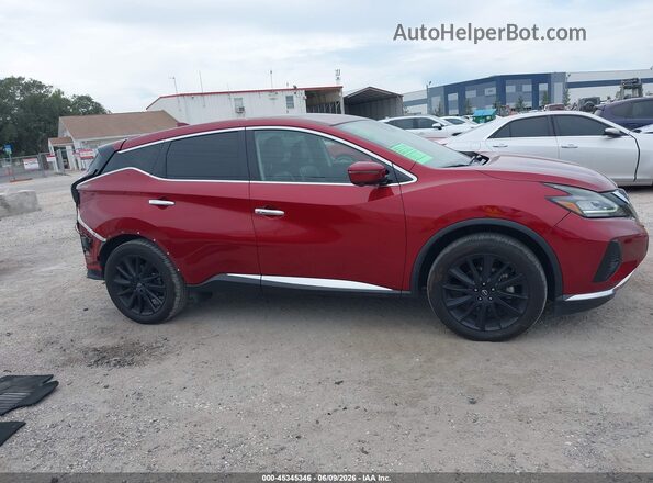 5N1AZ2CSXPC122369 2023 NISSAN MURANO Темно-бордовый Панорамный вид салона 360°