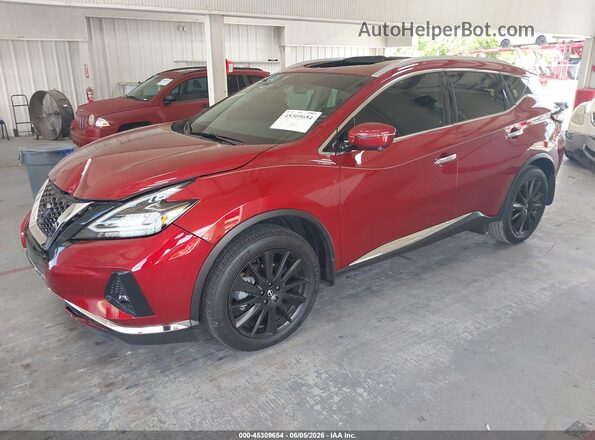 5N1AZ2DJ0PC140563 2023 NISSAN MURANO Red Vista tres cuartos delantera izquierda