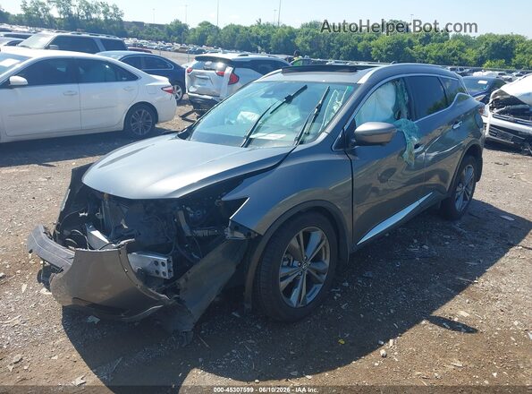 5N1AZ2DJ8LN114632 2020 NISSAN MURANO Gray Vista tres cuartos delantera izquierda